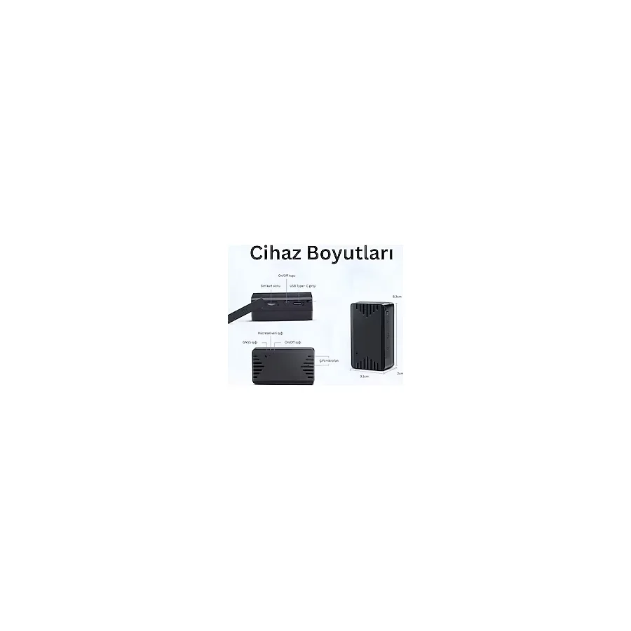 Gpsgopro ML100G Mini 4G Kişisel GPS Takip Cihazı - Çocuk, Yaşlı ve Evcil Hayvan Takibi (SIM Kart Dahil) - Siyah