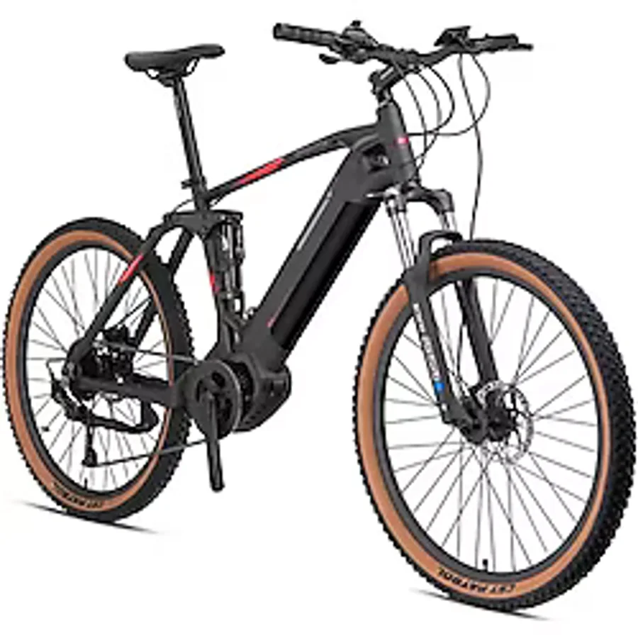 Gravıty - 29 - Mtb 18.5'- 10 Vites - Elektrikli - Mat Siyah-Füme/Kırmızı