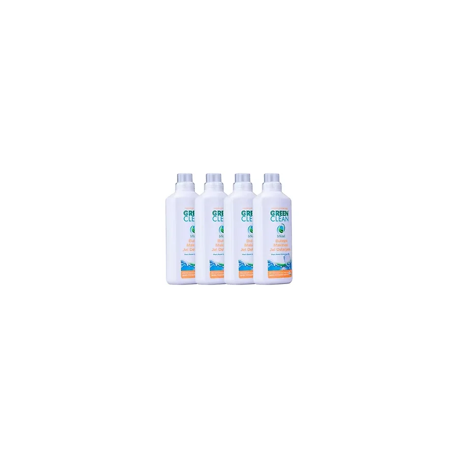 Green Clean Bulaşık Makinesi Jel Deterjan 1 Lt. 4' Lü Set
