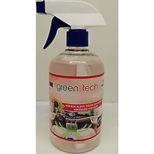 GREEN TECH ARAÇ İÇİ TEMİZLEME DEZENFEKTASYON SPREYİ 500ML