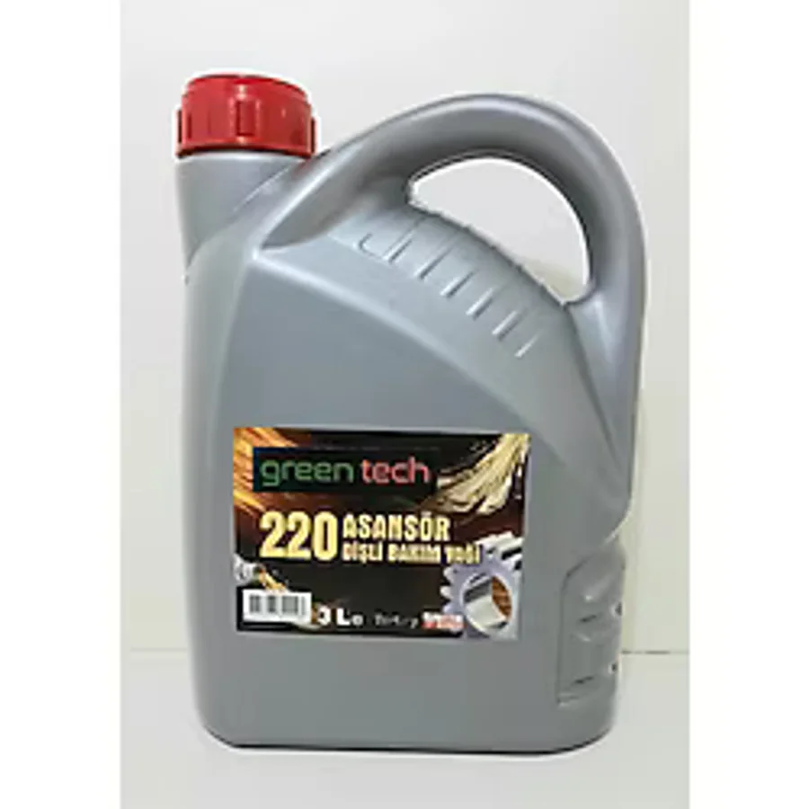 greentech 220 ASANSÖR DİŞLİ BAKIM YAĞI 3 LİTRE