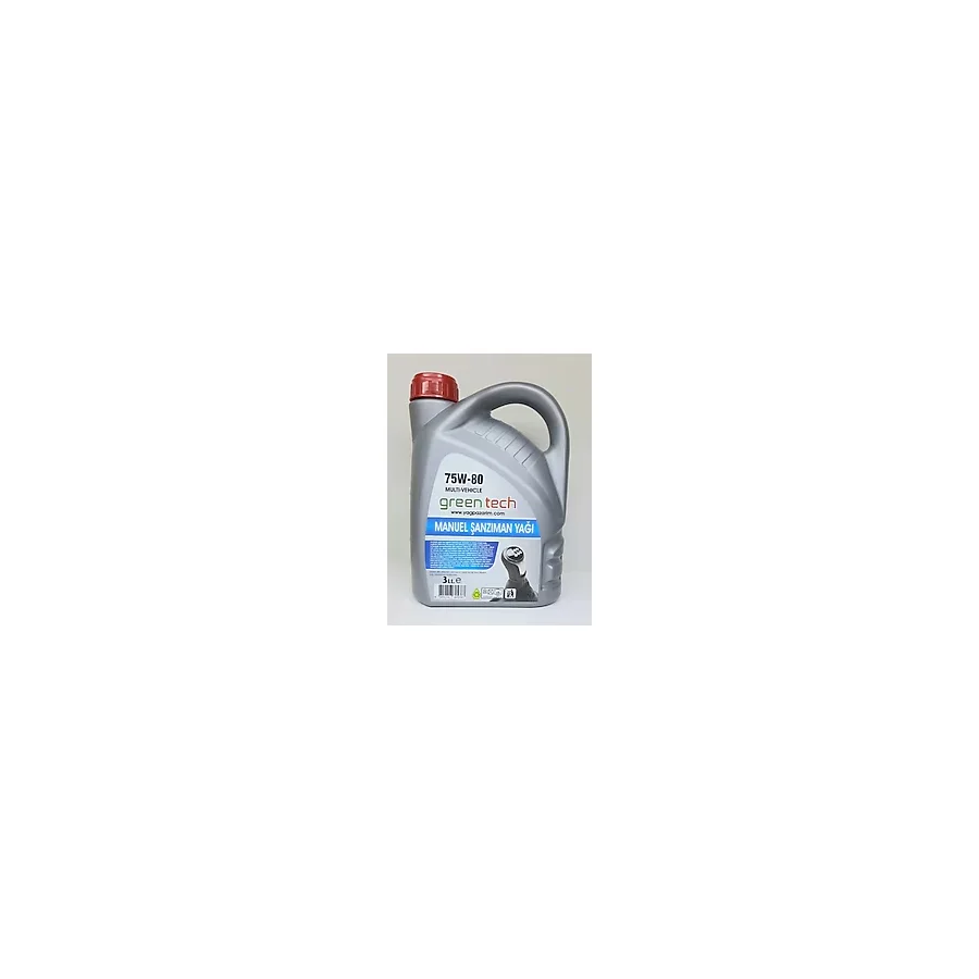 Greentech 75W-80 Manuel Sanzıman Yağı 3 Lıtre