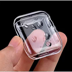 GREGOSS Apple Watch Uyumlu 40 Mm Seffaf Silikon 360 Tam Koruma Yumuşak Ekran Koruyucu