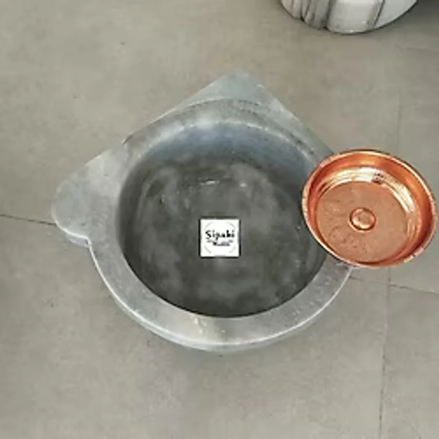 Gri Köşe Düz Mermer Kurna