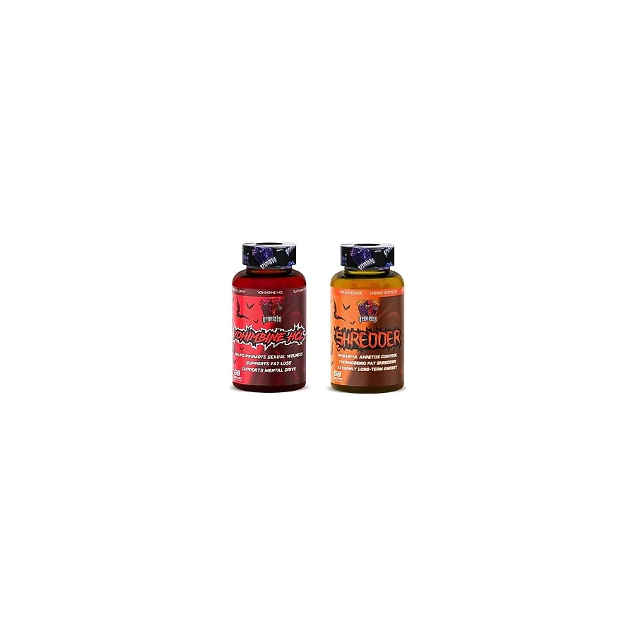 Grimlabs Shreder Fat Burner + Grimlabs Yohimbin Termojenik - Aromasız