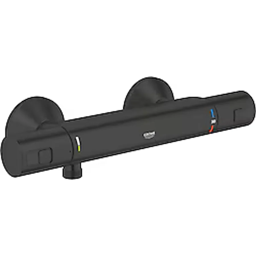 Grohe Precision Start 345942430 Mat Siyah Termostatik Duş Bataryası