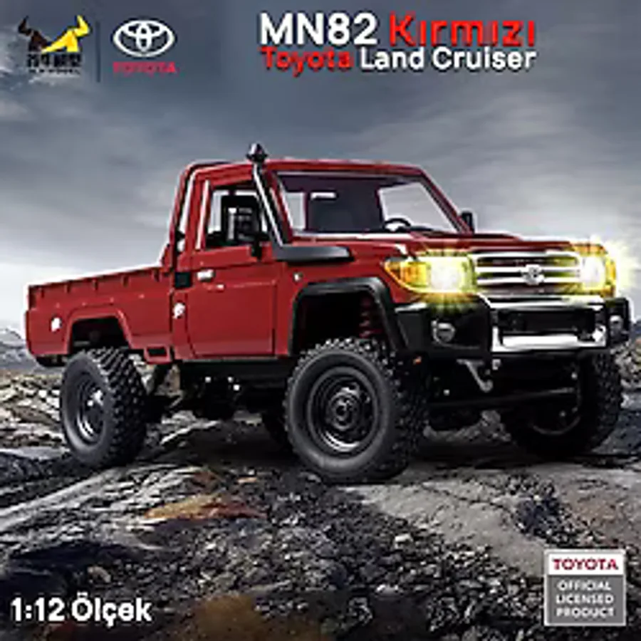 Groove MN Model MN82 1/12 Toyota Land Cruiser LC79 4WD RC Model Crawler Offroad Uzaktan Kumandalı Araba Truck RTR Lisanslı