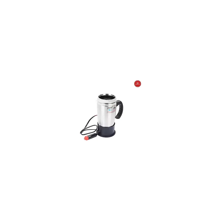 Gross Termoslu Krom Araç İçi Su Isıtıcı 12 V-450 Ml
