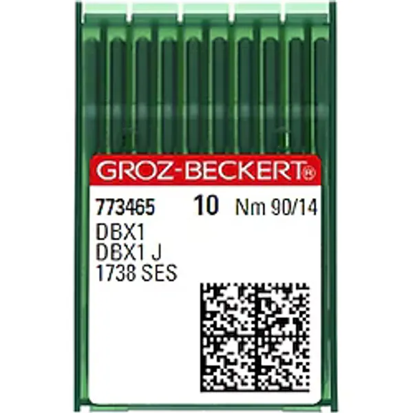 Groz Beckert DBx1 Düz Makine İğnesi 14 Numara 14/90 Sanayi Tipi Düz Dikiş Makinesi İğnesi 10 Adet