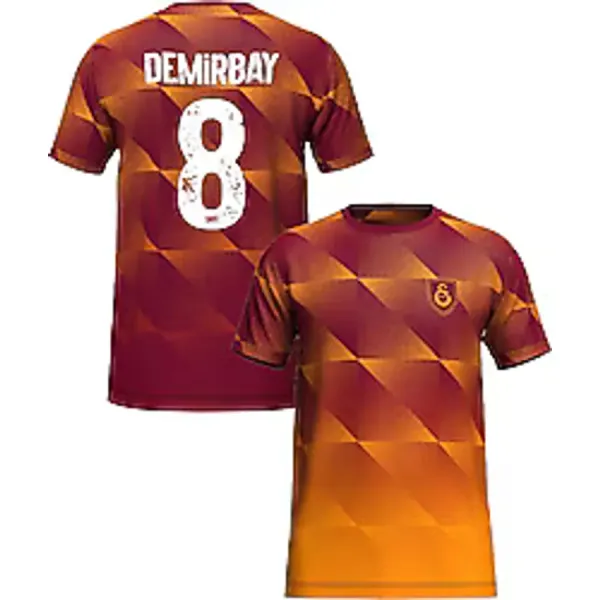 GS Store Galatasaray Kerem Demirbay Design FC C232382 Kısa Kollu Bisiklet Yaka Çocuk Tişört