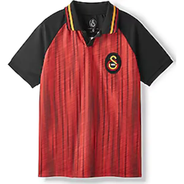 GS Store Galatasaray Match Day C251316 Kısa Kollu Polo Yaka Çocuk Tişört