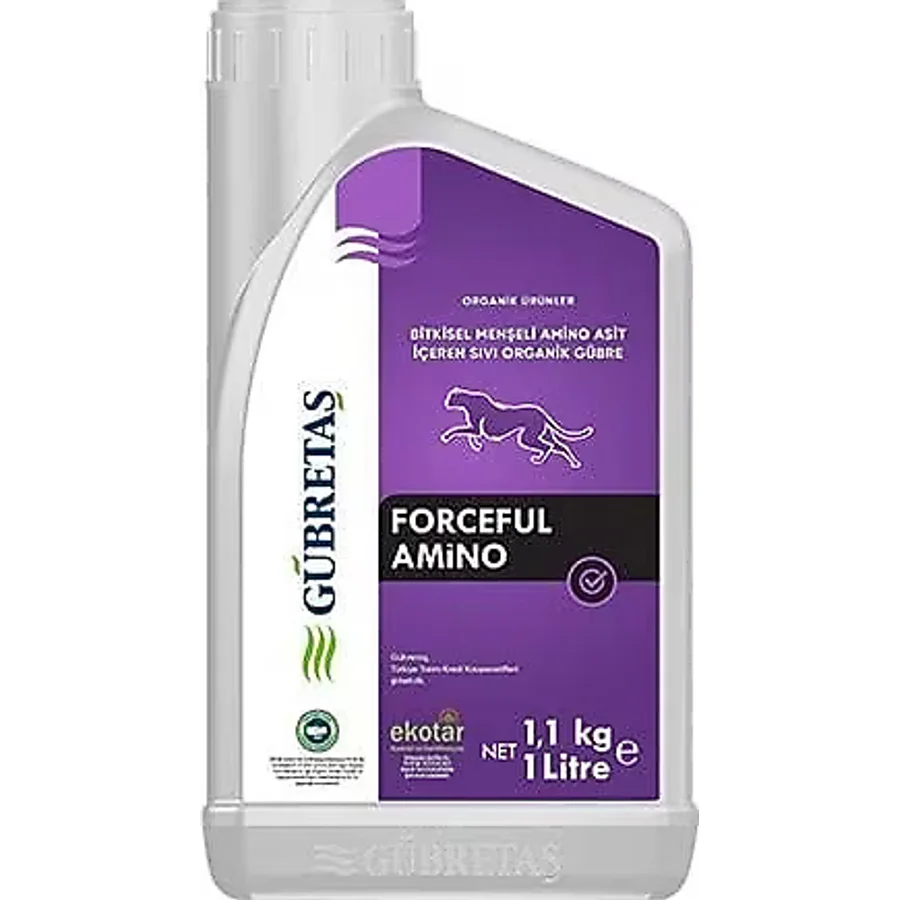 Gübretaş Bitkisel Meşeli Amino Asit Içeren Sıvı Organik Forceful Amino - 1lt
