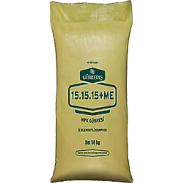 Gübretaş Süper Kompoze 15.15.15+Me Gübre 50 KG Harmanlanmış Iz E