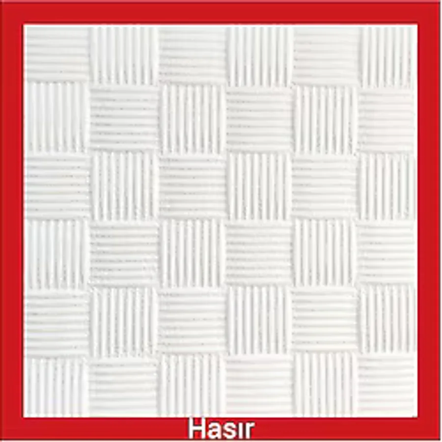Güçpor Stropiyer Tavan/Duvar Kaplama Hasır Model (10 Adet)