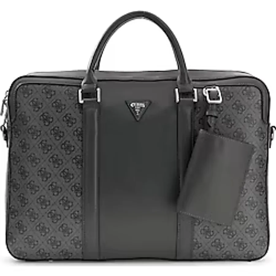 Guess Siyah - Antrasit Erkek Laptop Çantası Milano