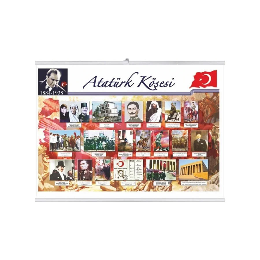 Gülpaş Atatürk Köşesi Selefonlu Çıtalı (57x82)