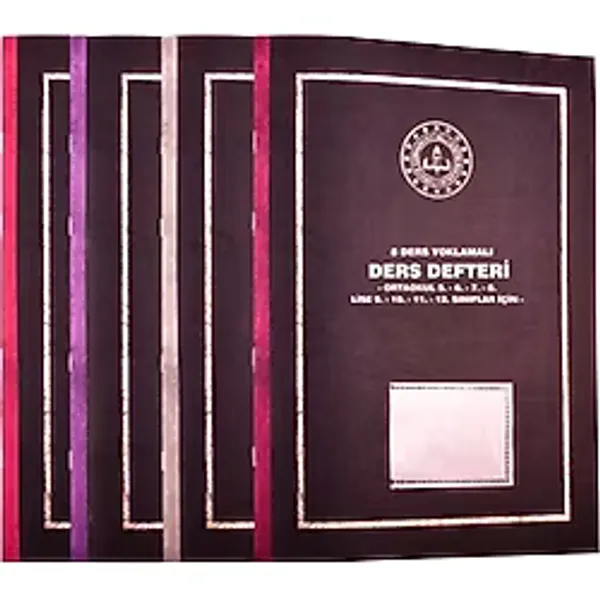 Gülpaş Ders Defteri Yoklamalı Plastik Kapak 8.Ders 25x35 384