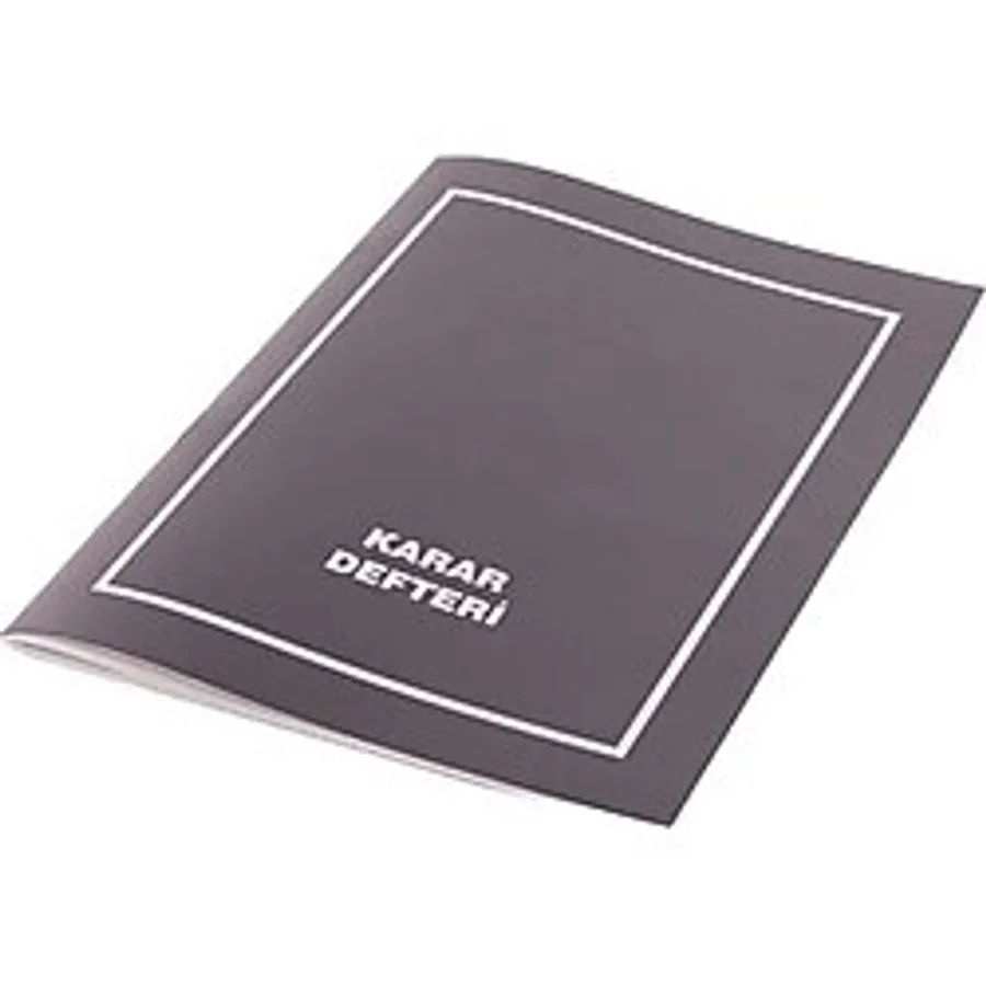 Gülpaş Karar Defteri 40 Yaprak 21X30 Plastik Kapak - 2 Adet