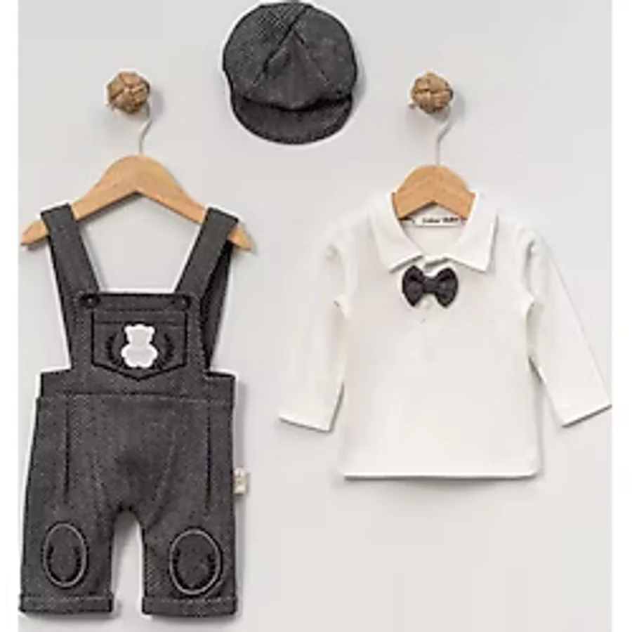 Gültekin Bebe Çakar Bebe 3-12 Aylık Balık Sırtı Jakarlı SLOPET-7016200 - Siyah - 0 - 3 Ay