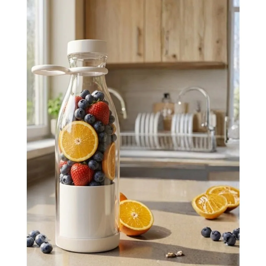 Gültekin Taşınabilir Blender 380 ml USB Şarjlı Meyve ve Smoothie Hazırlayıcı - M/L