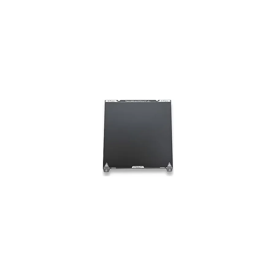 Gümrük Bey Creality Peı Baskı Platformu - 345x330x8 Mm, 3D Yazıcı Yedek Parça - Siyah