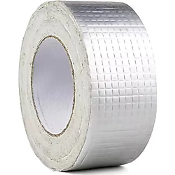 GüncelÇarşı 5cm x 5 Mt Yüksek Sıcaklık Dayanan Su Geçirmez Alüminyum Folyo Çamur Bant, Çatı Duvar Çatlak Onarıcı Yalıtım, 5 Metre, Boru Yalıtımı, Yalıtım Bandı, Panel Yalıtımı (5 METRE)