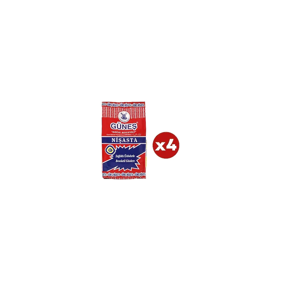 Güneş Mısır Nişastası 800 gr 4'lü