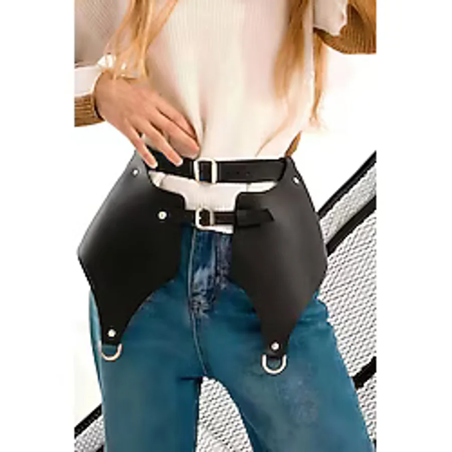 Günlük Kullanıma Seksi Deri Etek Harness - Brf1119