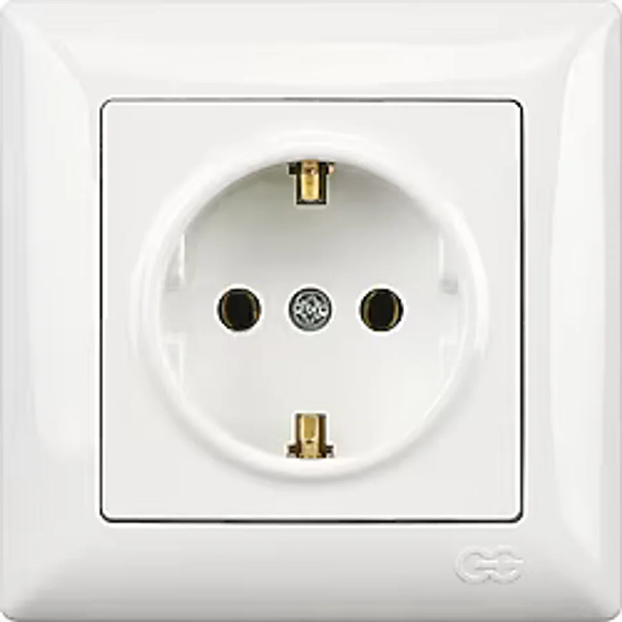 Günsan Elektrik Visage Beyaz Topraklı Priz