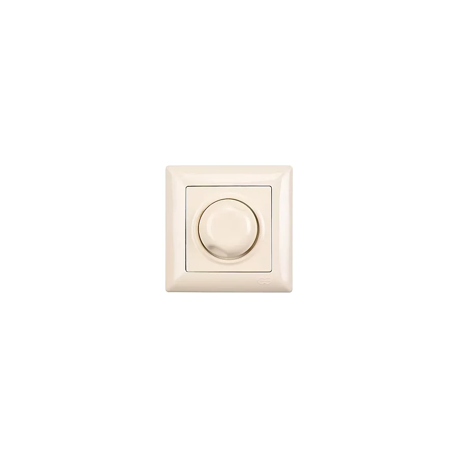 Günsan Visage Sıva Altı 1000 VA Dimmer Çerçeveli Krem Anahtar Priz