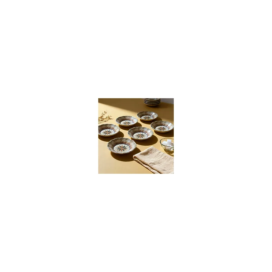 Güral Porselen Acem 3036 10 cm 12 Parça Çay Tabağı