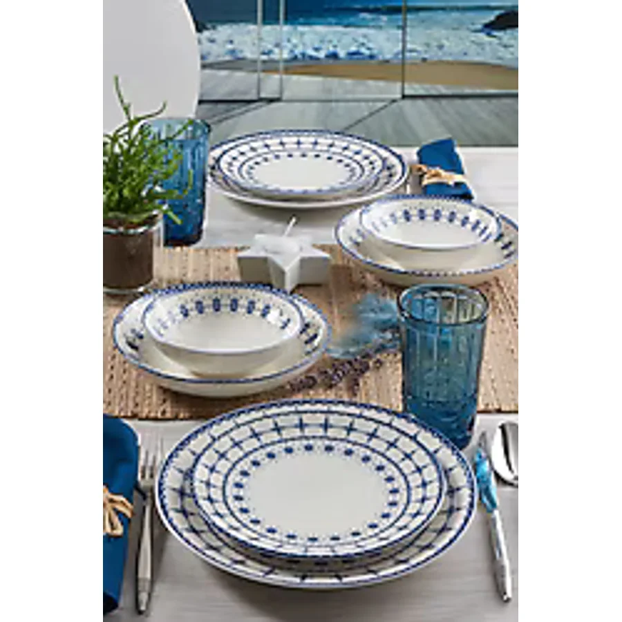 Güral Porselen Camelia 1614 24 Parça 6 Kişilik Yemek Takımı