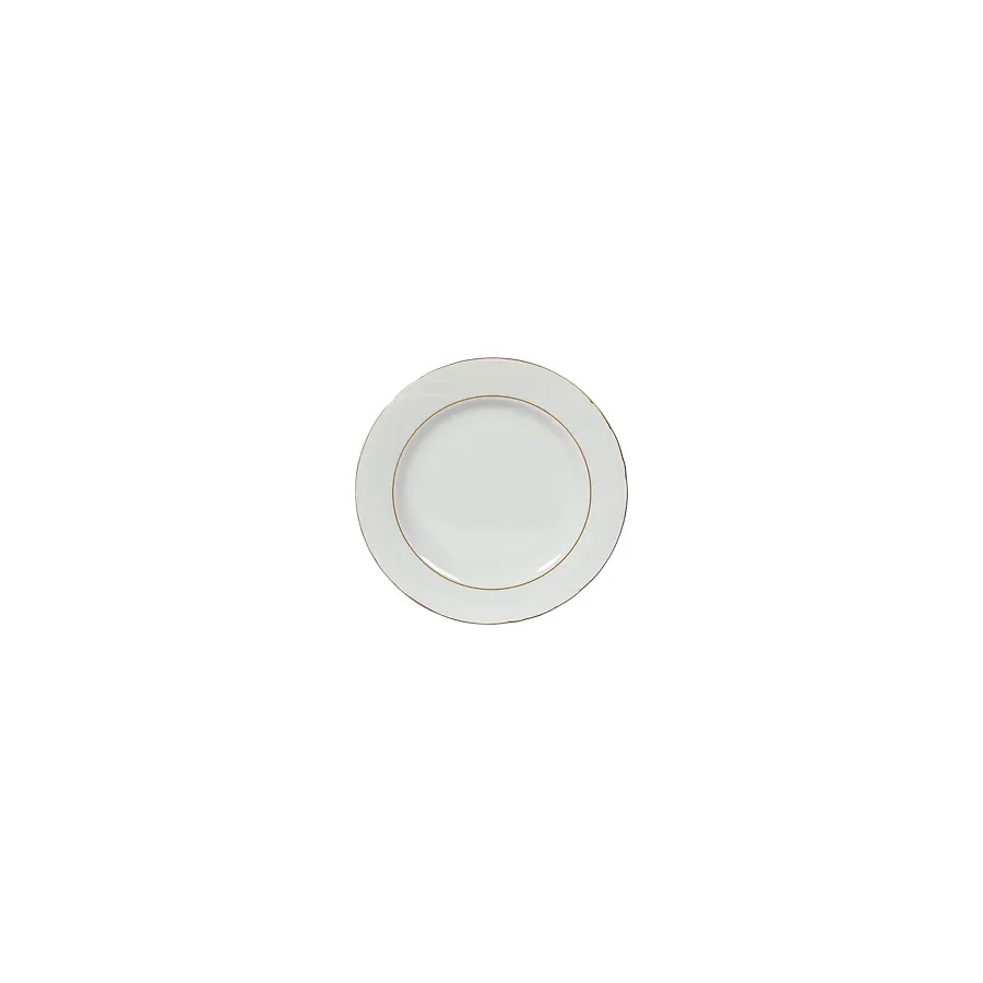 Güral Porselen Soprano Çift Altın Yaldız 20 cm 6'lı Pasta Tabağı