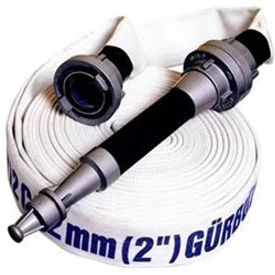 Gürbüz 11/2'' Top 20 mt Beyaz Yangın Hortumu
