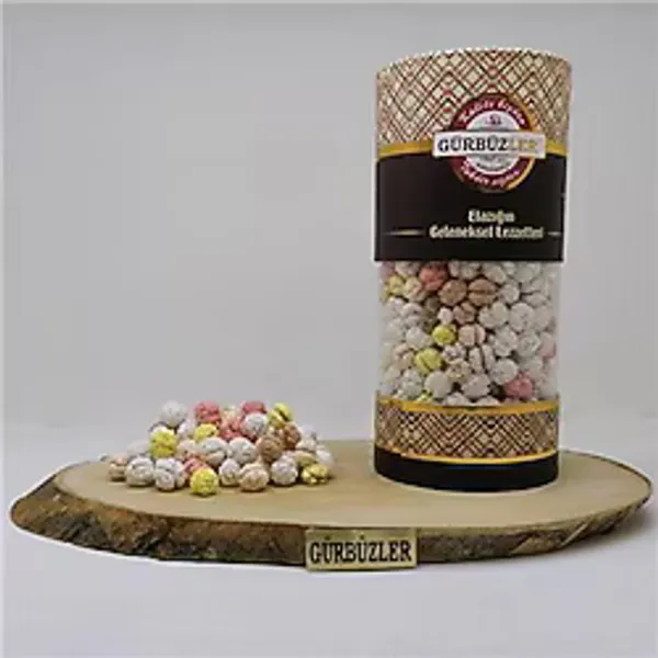 Gürbüzler Leblebi Şekeri Renkli Hediyelik Kutu 500 gr