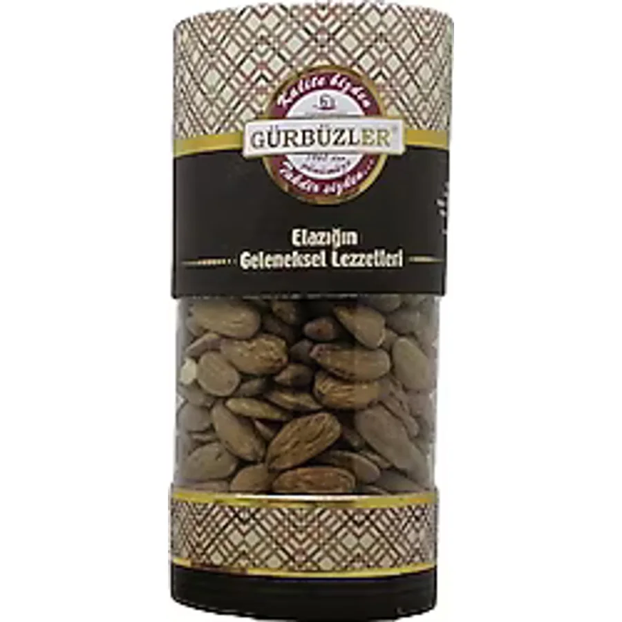 Gürbüzler Yerli Çiğ Badem Hediyelik Kutu 500 gr
