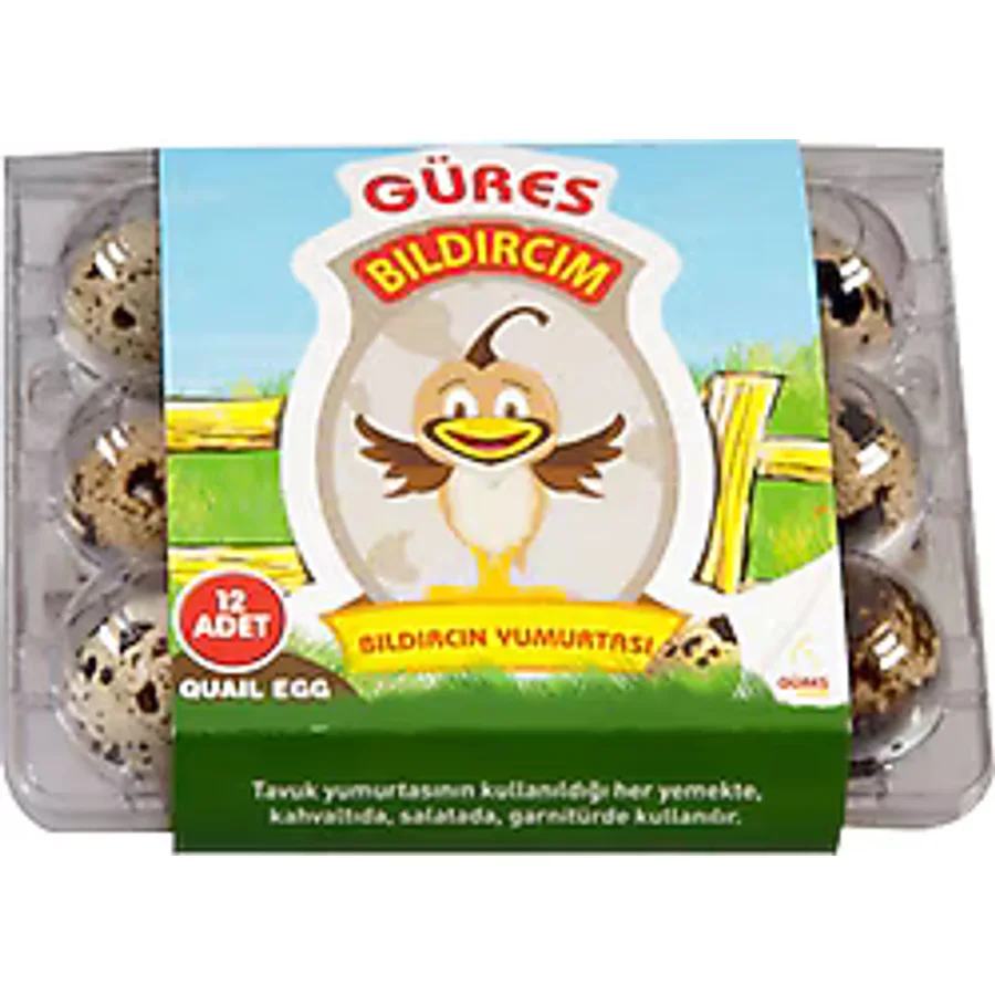 Güres 12'li Bıldırcın Yumurta