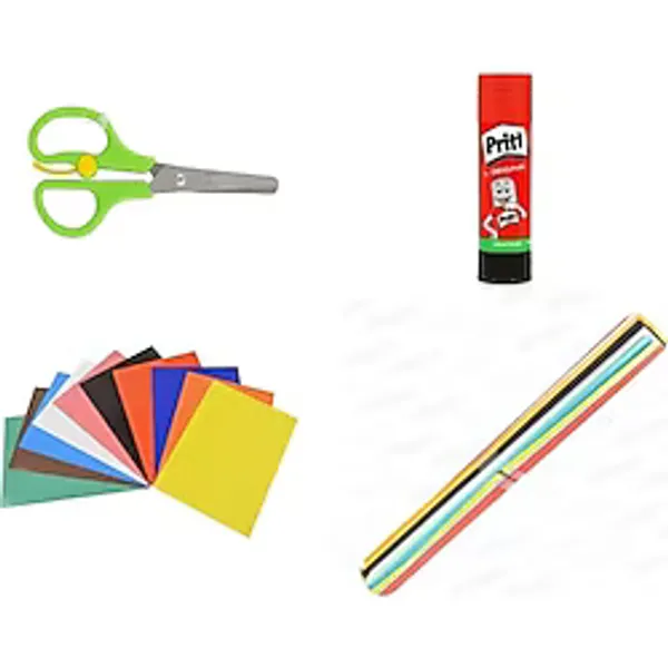 Gürpaş 50x70 Fon Kartonu,20x30 El Işi Kağıdı,büyük Boy Pritt 45 Gr,makas K.s