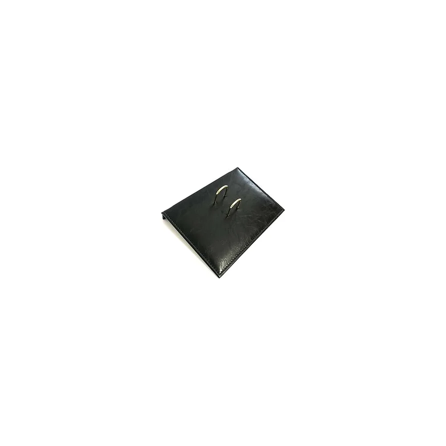 Gürpaş Suni Deri Takvim Altlığı 17x22 cm Siyah Renk 2 Parça ile Kullanıma Uygun