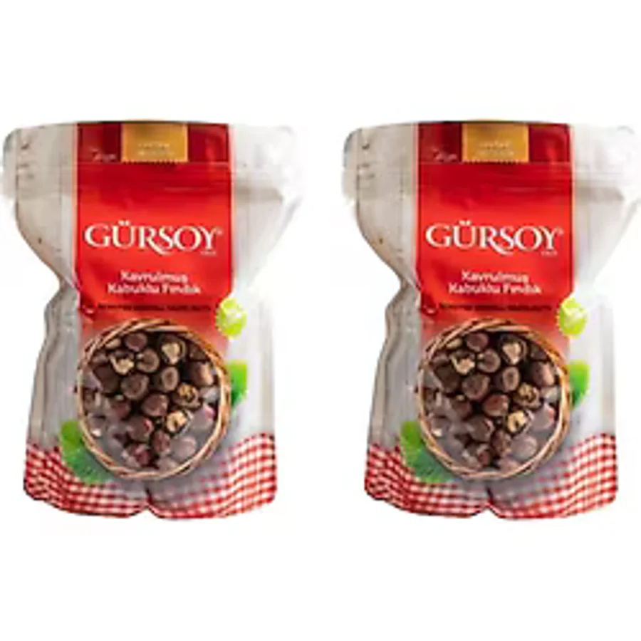 Gürsoy Kavrulmuş Kabuklu Fındık Doypack 500 gr 2'li
