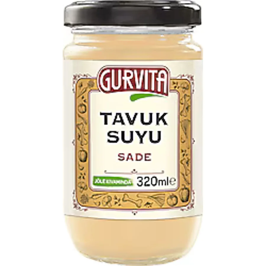 Gurvita Jöle Kıvamında Tavuk Suyu Sade 320 ml