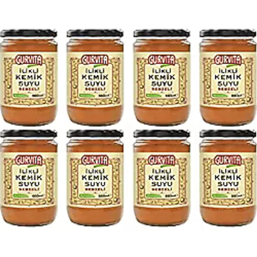 Gurvita Sebzeli İlikli Kemik Suyu 660 ml 8'li