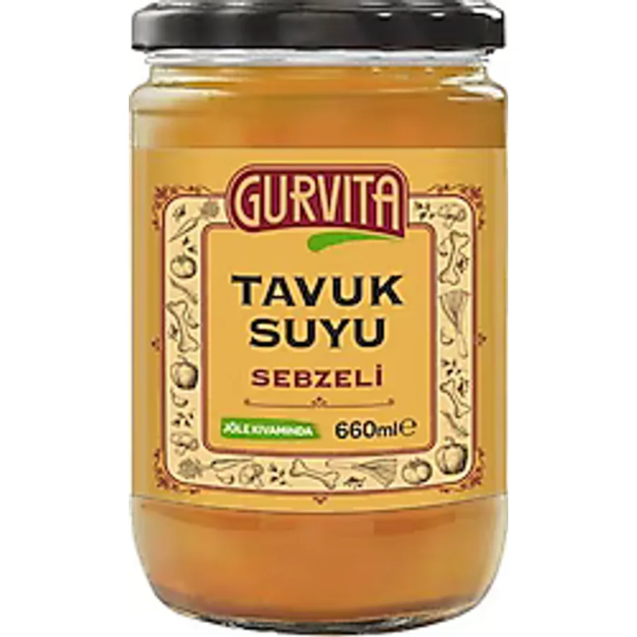 Gurvita Sebzeli Tavuk Suyu 660 ml