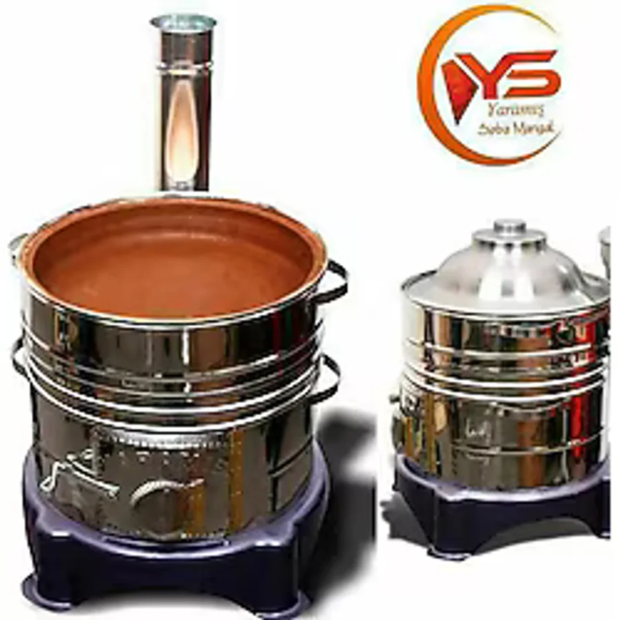 Güveç mangal toprak tandır çömlek soba lı mangal kamp çadır karavan teras sobası