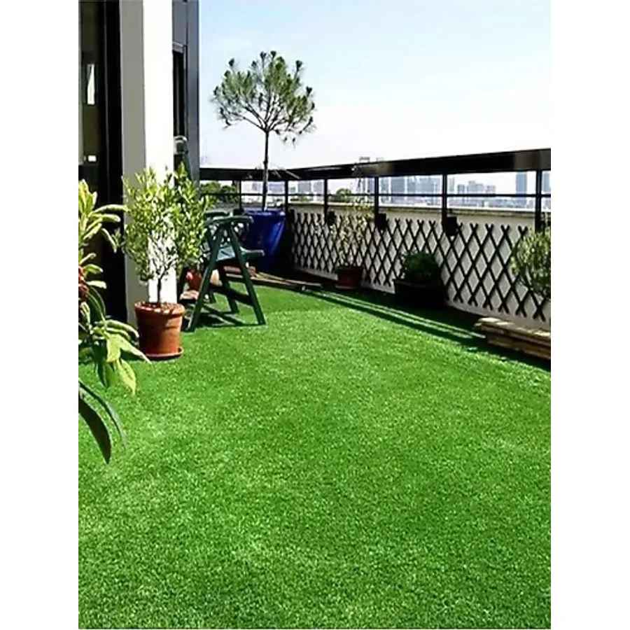GÜVEN Balkon Bahçe Suya Dayanıklı 7 mm Yapay Çim Halı Suni Çim Halı 7 mm