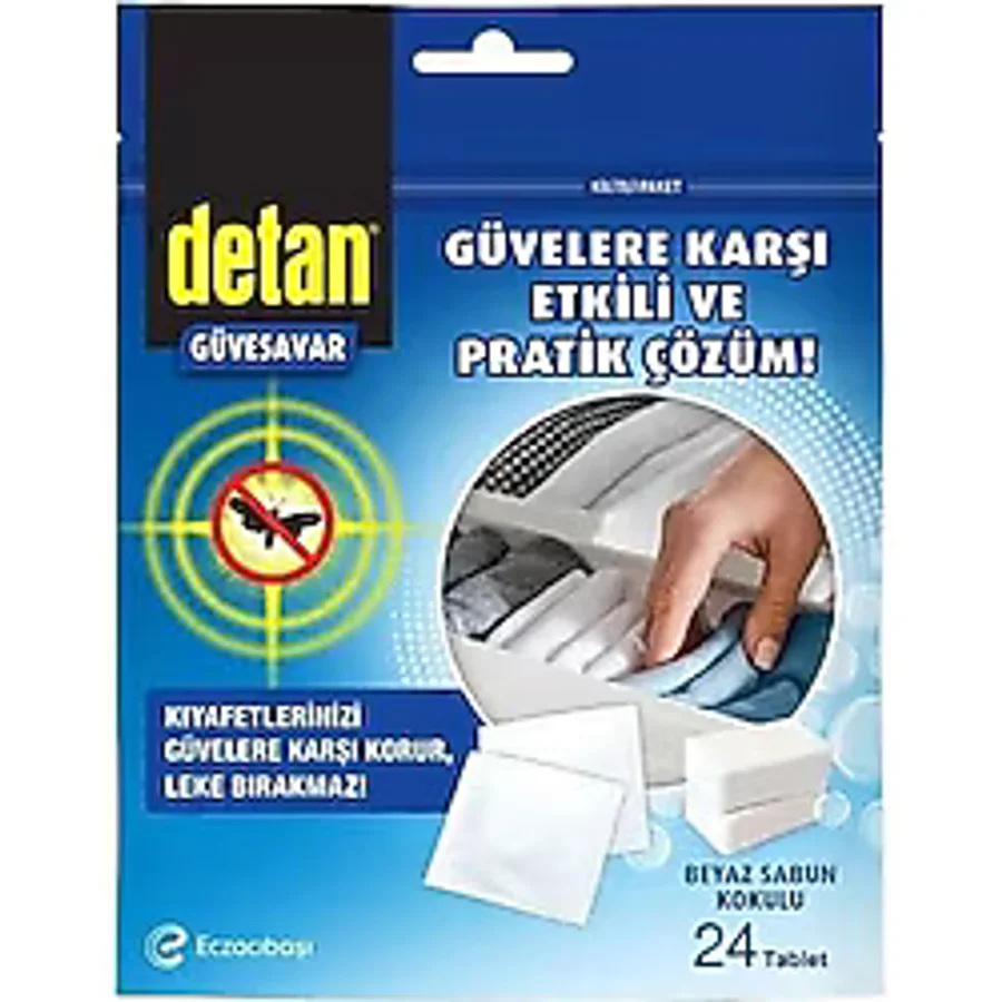 Güvesavar Sachet 24 Adet Beyaz Sabun Kokulu
