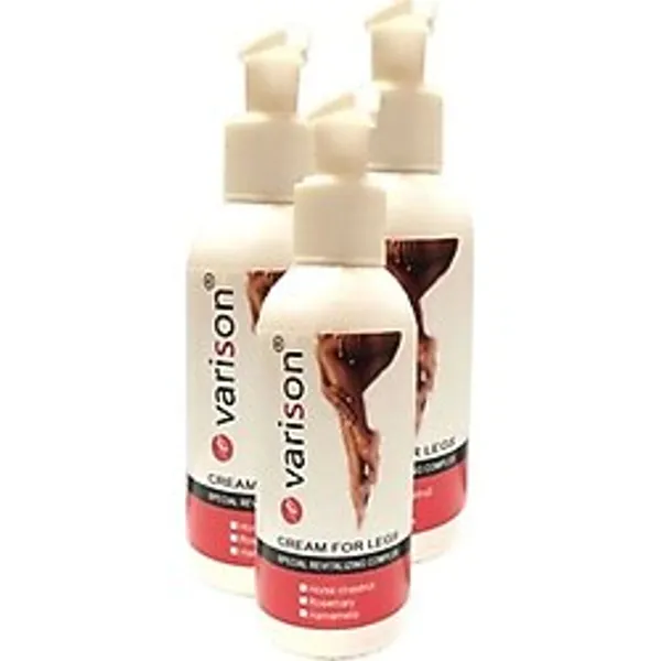 Guzzy Varicose Vein Defense Cream ,selülit,diz,bacak Bakım Kremi 120 ml 3 Adet - 1li