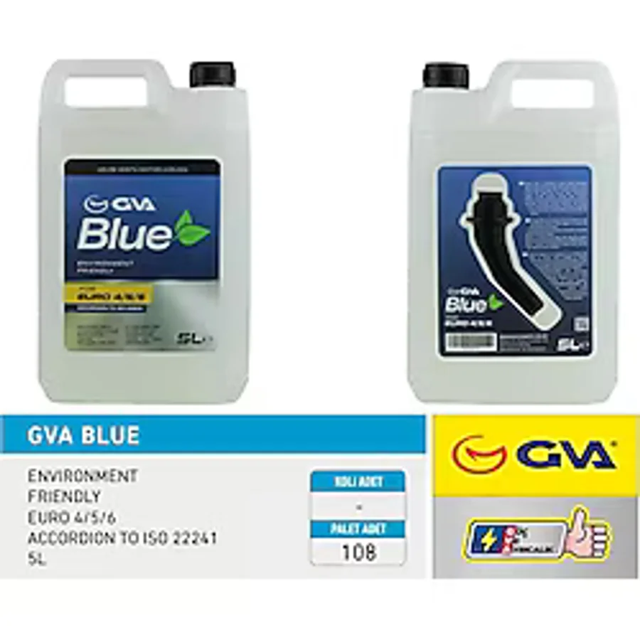 Gva Blue Sıvısı 5 Lt Euro 4 5 / Binek Euro 6 Hunili Ambalaj