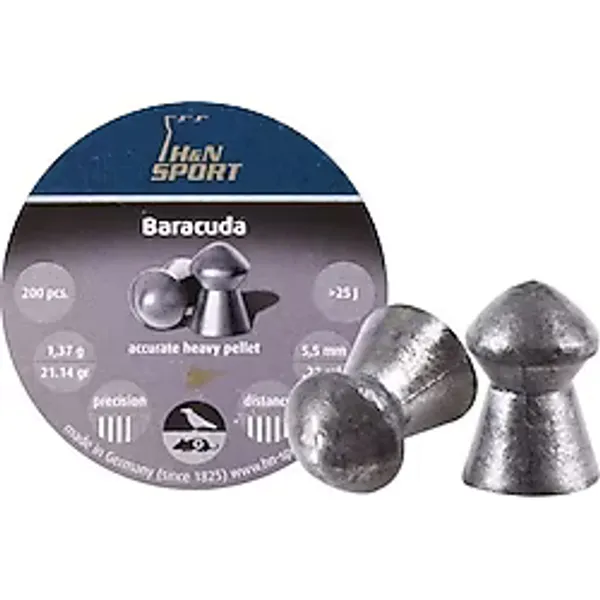 H&N DIABOLO BARACUDA 5.5 CAL HAVALI SAÇMA