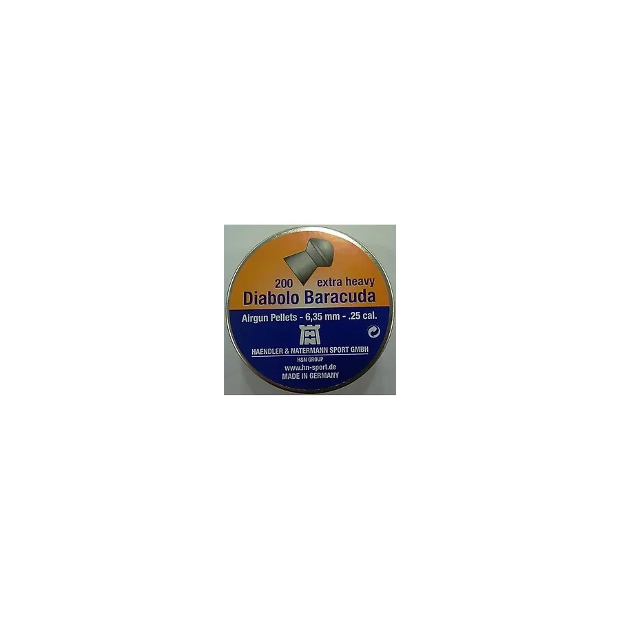 H&N DIABOLO BARACUDA 6.35 CAL HAVALI SAÇMA